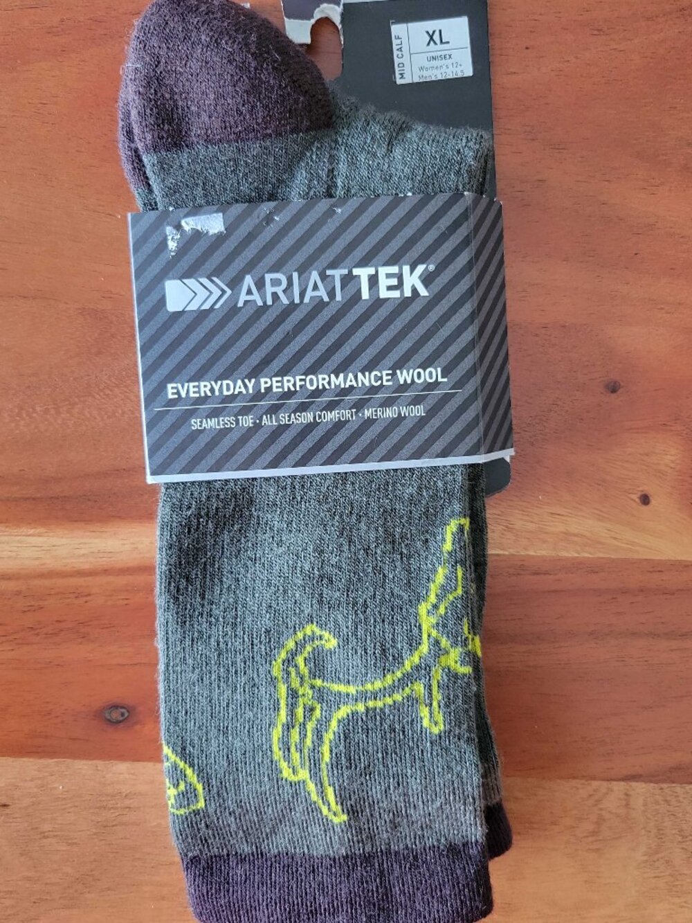 AriatTek Everyday Performance Wool Socks XL